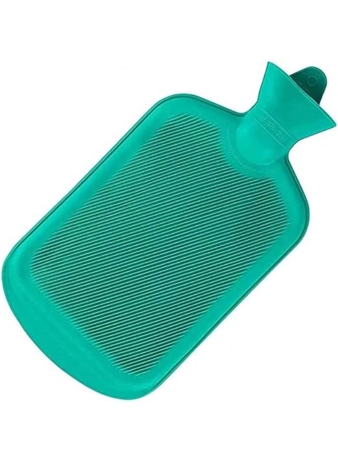 قربة مياه حرارية بغطاء قطيفة ناعم، كيس ماء ساخن لتخفيف التوتر والآلام، دفاية يد قابلة لإعادة الاستخدام - Image 1